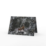 Winter Deer Greeting Card