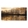 Winter dusk photo card template