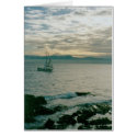 Winter Evening Sail on the Pacific Coast cards by kchwxdr Winter Evening Sail on the Pacific Coast cards