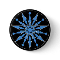 Winter Fae (dark) Pinback Button