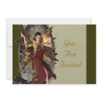 Winter Faerie Event Invites invitations