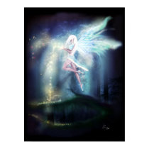 Winter Fairy 18"x24" Poster posters by artbyamandarobbins Winter Fairy 18"x24" Poster posters