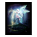 Winter Fairy Blue Fantasy Fine Art Poster Print by artbyamandarobbins Winter Fairy Blue Fantasy Fine Art Poster Print