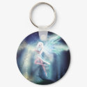 Winter Fairy Keychain by artbyamandarobbins Winter Fairy Keychain