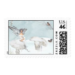 Winter Fairy Postage stamp Winter Fairy Postage stamp