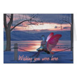 Winter Fantasy Greeting Card