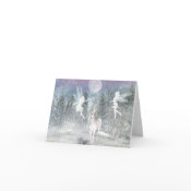winter fairy greeting card