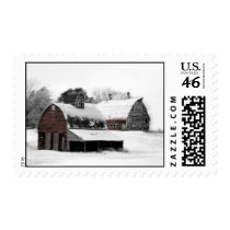 Winter Farm Stamp