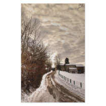 Winter Farm stationery