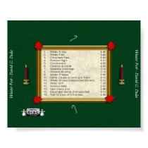 Winter Fest Back Cover posters by dgd_media Winter Fest Back Cover posters