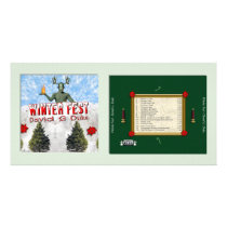 Winter Fest Personalized Photo Card