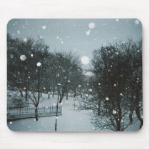 Winter Flakes mousepads by magshell Winter Flakes mousepads