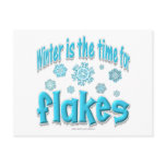 Winter Flakes Postcards