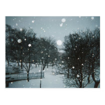 Winter Flakes postcards