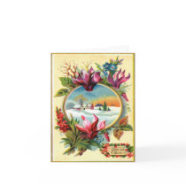 Winter Floral cards by IdahoHistorical Winter Floral cards