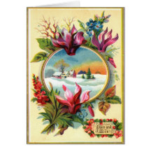 Winter Floral Card
