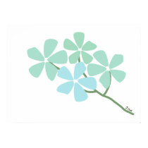 Winter Flower Branch Poster posters