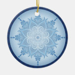 Winter Flower Christmas Tree Ornaments