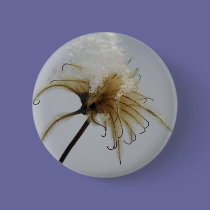Winter Flowers buttons