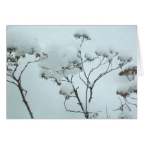 Winter Flowers Folding Card by Madinagoodway Winter Flowers Folding Card