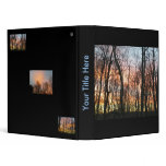Winter Forest Sunset Binder