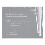 Winter Forest Wedding RSVP/Response Card invitations