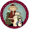 Winter Friends Christmas Tree Ornament photo sculptures