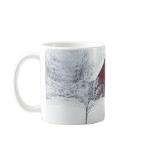 Winter Frost with Barn mugs by rtremblay62 Winter Frost with Barn mugs
