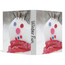 Winter Fun Photo Album Vinyl Binders