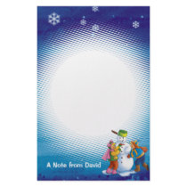 Winter fun Stationery by Kidsplanet Winter fun Stationery