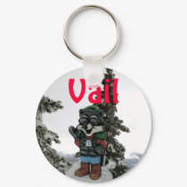 Winter Fun: Vail, Colorado keychains by Rebecca_Reeder Winter Fun: Vail, Colorado keychains