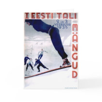 Winter Games Greeting Card, 1935 by Vintage_Estonia Winter Games Greeting Card, 1935