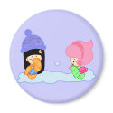 Winter games magnets