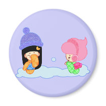 Winter games magnets by moonlit Winter games magnets