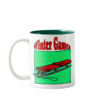 Winter Games mugs by figstreetstudio Winter Games mugs