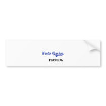 Winter Garden Florida City Classic Bumper Sticker