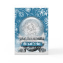 Winter Globe Greeting Card Template