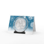 Winter Globe Greeting Card Template