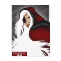 Winter GLOW Post Card