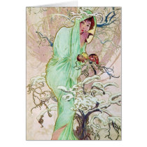 Winter Goddess Greeting Card