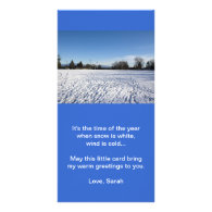 winter greeting card photo greeting card