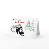 Winter Greetings from Krampus cards