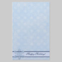Winter Happy Holidays Snowman Stationery