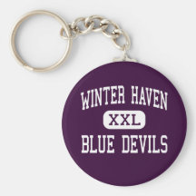 Winter Haven - Blue Devils - High - Winter Haven Keychains
