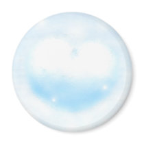 Winter heart fridge magnet