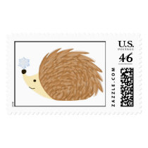 Winter Hedgehog Stamp