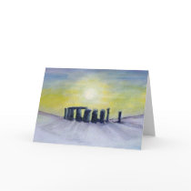 Winter Henge cards by Gurumonkey Winter Henge cards