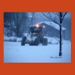 blizzard, snow, plow