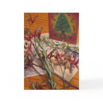 Winter Holiday Card: "Merry Christmas, with love"