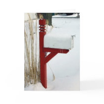 Winter Holiday Card: "Snow Mail" by BeLovedCards Winter Holiday Card: "Snow Mail"